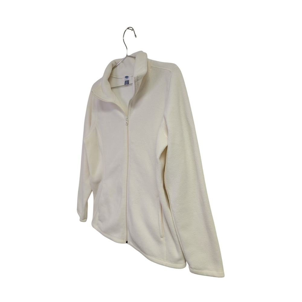 Old Navy Performance Microfleece Full Zip Jacket Athleisure Active Marshmallow M - Picture 3 of 8